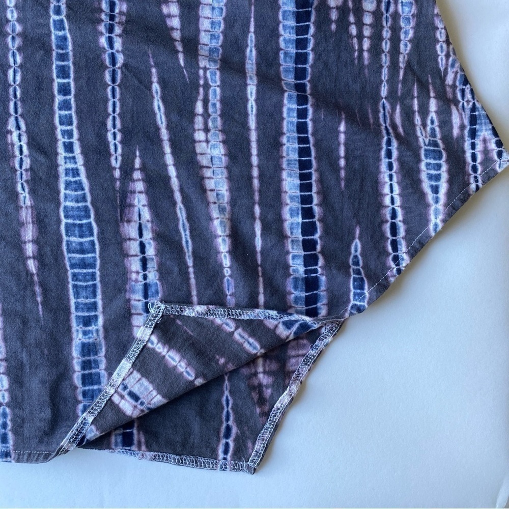 Snapdragon & Twig Cotton Modal Tie Dye Sleeveless Midi Dress Size L - Picture 7 of 12